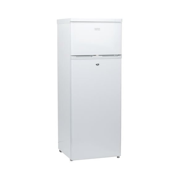 Refrigerador combinado para aplicaciones fotovoltaicas aisladas de la red con capacidad de 220 L (7.7 ft3)