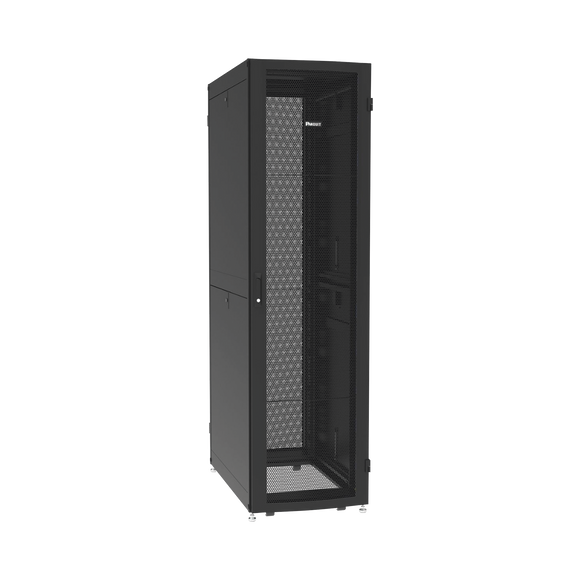 Gabinete Net-Verse para Centros de Datos, 45UR, 600mm de Ancho, 1000mm de Profundidad, Fabricado en Acero, Color Negro