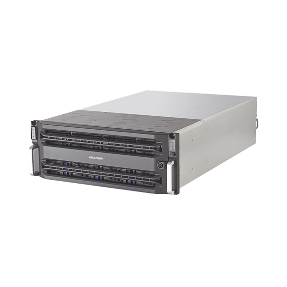 Controlador Simple de Almacenamiento en Red / 24 Discos Duros Incluidos (10 TB) / RAID / iSCSI / NFS / Graba 320 canales IP / 2 Tarjetas Red / Simple Controlador / Incluye 24 HDD Preinslatados
