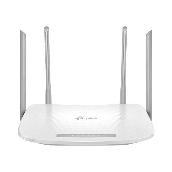 Router Inalámbrico ISP doble banda AC, 2.4 GHz y 5 GHz Hasta 1167 Mbps, 4 antenas externas omnidireccional, 3 Puertos LAN 10/100/1000 Mbps, 1 Puerto WAN 10/100/1000 Mbps