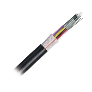 Cable de Fibra Óptica de 12 hilos, OSP (Planta Externa), No Armada (Dieléctrica), 250um, Monomodo OS2, Precio Por Metro
