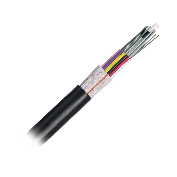 Cable de Fibra Óptica de 24 hilos, OSP (Planta Externa), No Armada (Dieléctrica), 250um, Monomodo OS2, Precio Por Metro