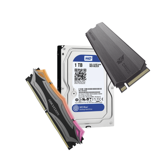 Kit Gamer de RAM 16GB, SSD 256GB y HDD 1TB