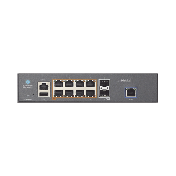 Switch cnMatrix EX1010  de 8 puertos Gigabit Ethernet y 4 SFP, Capa 2,  gestión en la nube