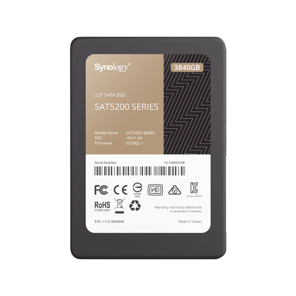 3840 GB SSD , diseñada para Synology NAS