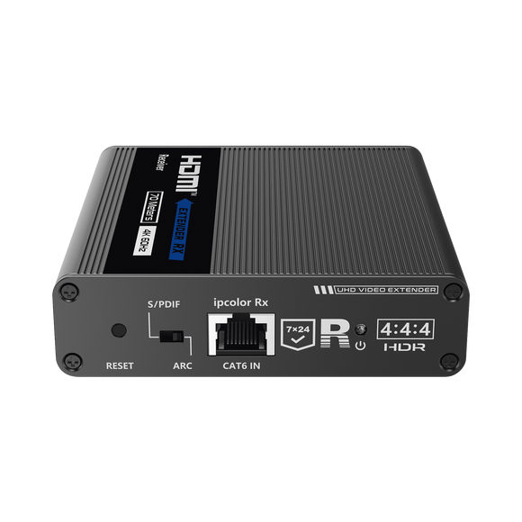 Receptor  HD HDMI 4K@60Hz con IR / Distancia de 70 Metros / Conexión en cascada con TT676