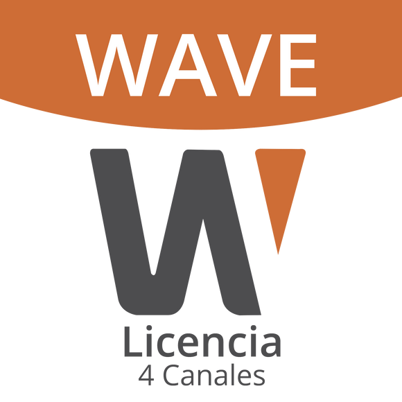 Licencia Wisenet Wave Para 4 Canales  de Grabador Hanwha