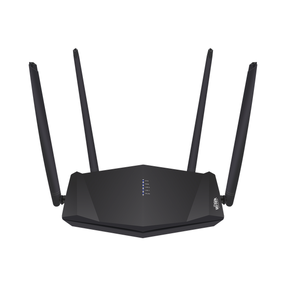 Router/Access Point Inalámbrico WISP, 2.4 GHz, hasta 300 Mbps, 4 puertos 10/100 Mbps con 4 antenas externas omnidireccional de 5 dBi