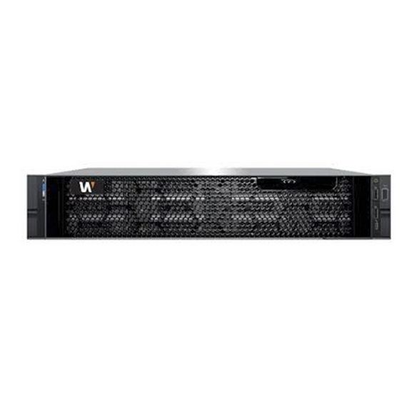 NVR Wisenet WAVE basada en Linux / Montable en Rack 2U / Incluye licencia WAVE-PRO-04 / 470 Mbps throughput / Incluye 16 TB para almacenamiento