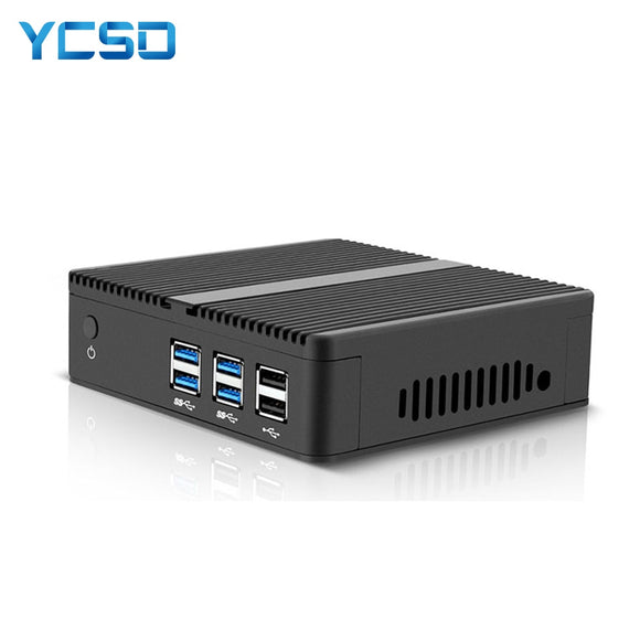YCSD Mini PC Core i5-4200U Celeron 3855U i3-4010Y Computer Fanless PC Windows 10 pro Desktop USB3.0 Htpc MINIPC Thin Client NUC