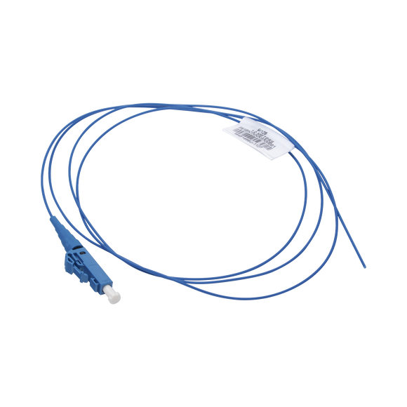 Pigtail de Fibra Óptica LC Simplex, Monomodo OS2 9/125, 900um, Color Azul, 3 Metros