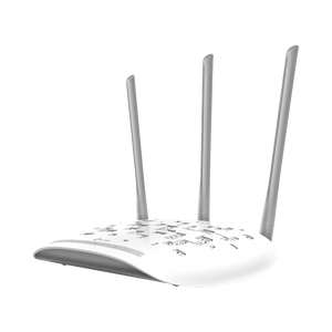 Punto de acceso / Repetidor Wi-Fi, 2.4 GHz, 450 Mbps, 3 antenas externas omnidireccional, 1 Puerto WAN 10/100 Mbps